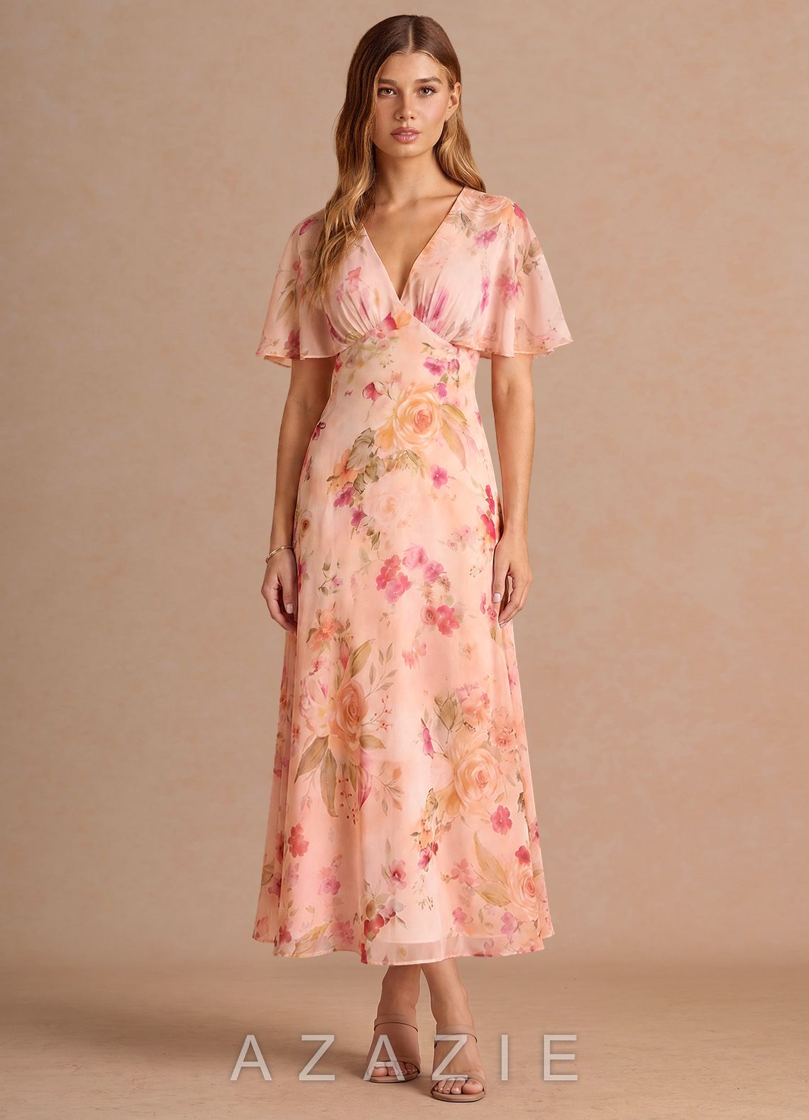 Marilla {color} Maxi Dress  sp_abstract_bouquet_floral_#111401