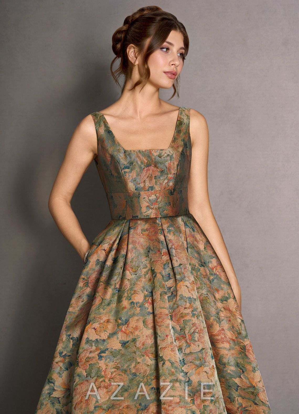 Katel {color} Midi Dress  sp_vintage_teal_#vt134789