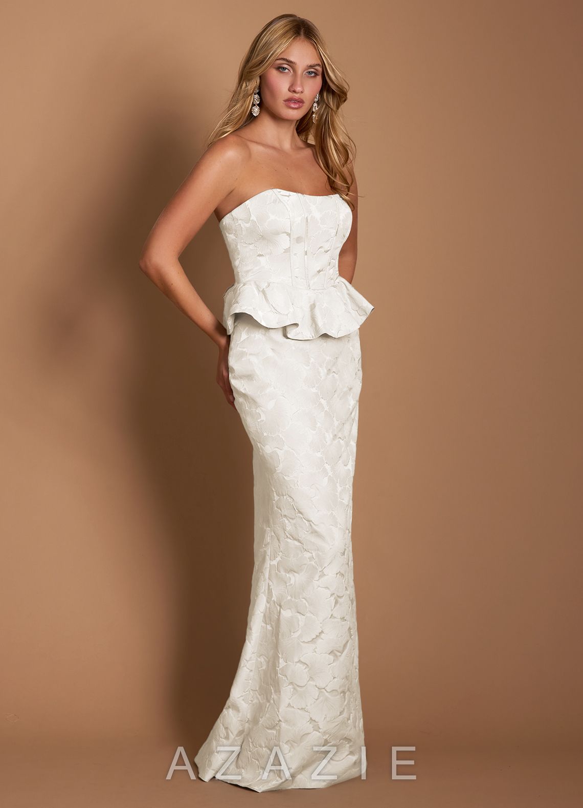 Rebecca {color} Gown  sp_french_white_#fw134965