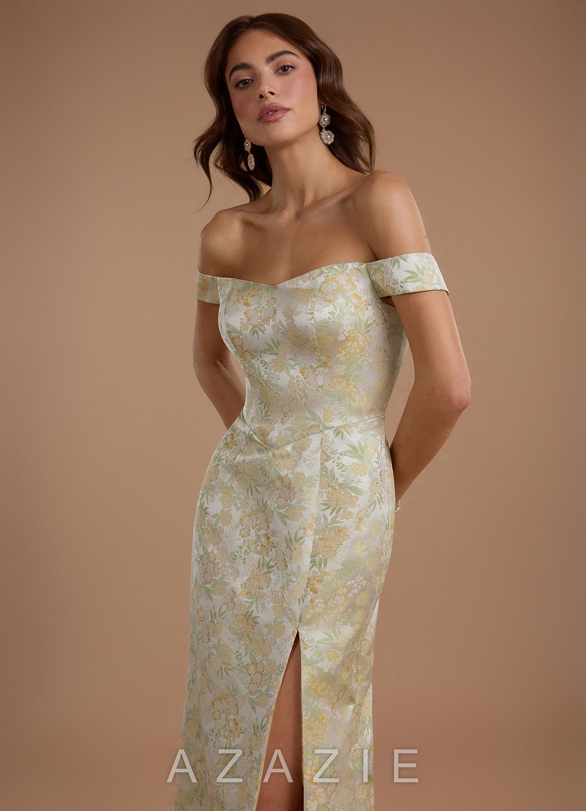 Janet {color} Maxi Dress  sp_buttercream_floral_#bf134389