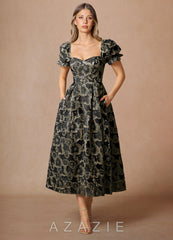 Amy {color} Midi Dress  sp_black_#bk13407