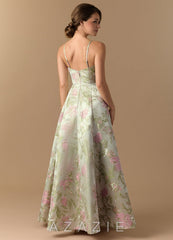 Raquel {color} Maxi Dress  sp_blush_floral_green_#bg134308