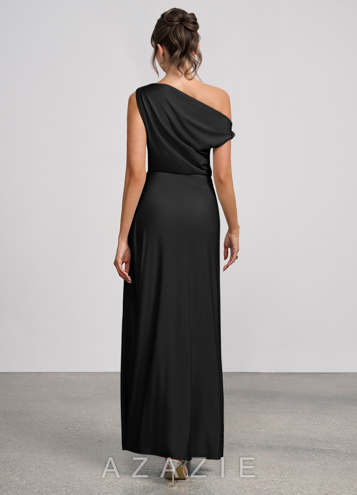 Elowen {color} Stretch Knit Maxi Dress  black