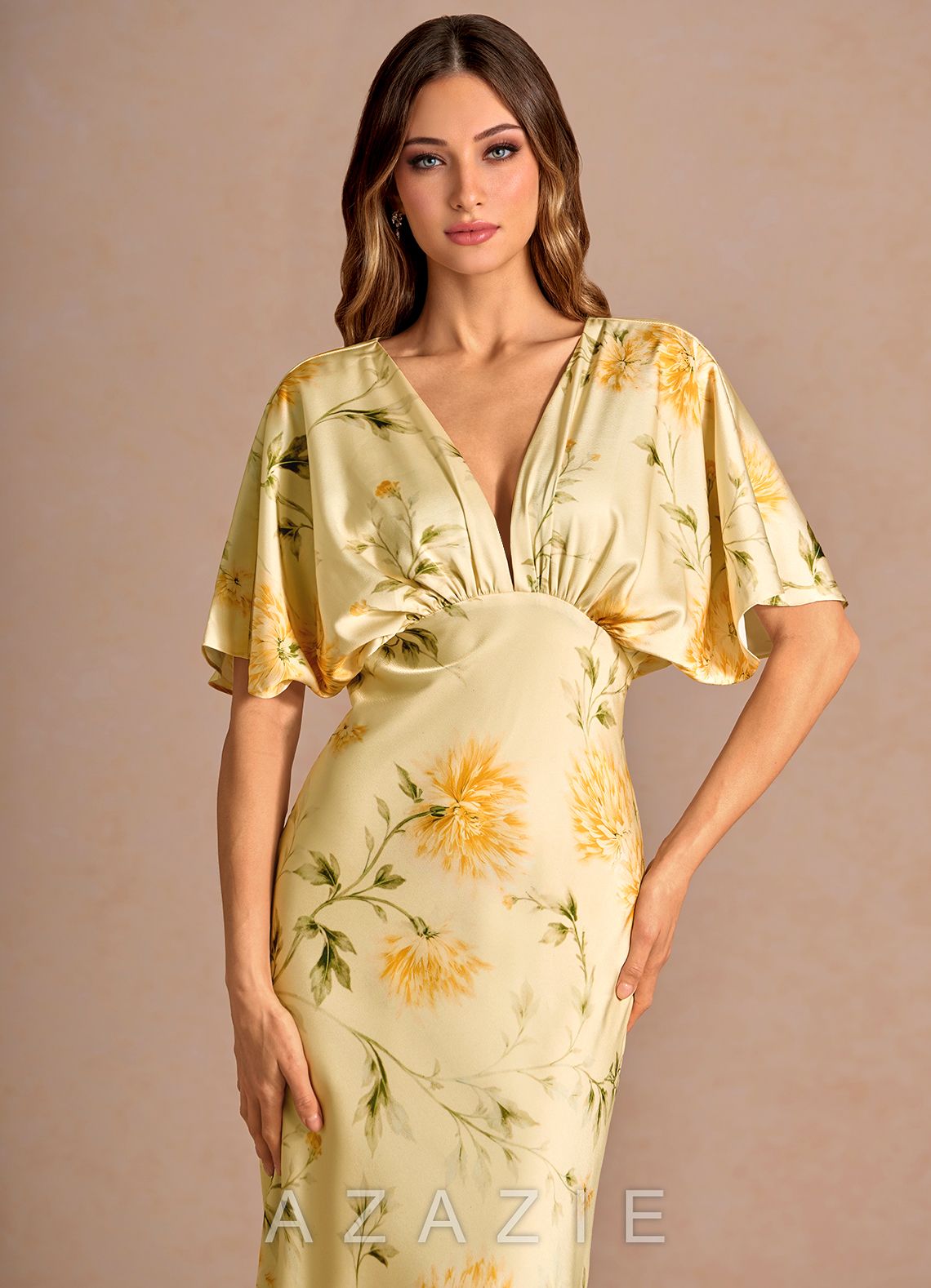 Lavinia {color} Maxi Dress  sp_lemon_sorbet_#ls134245