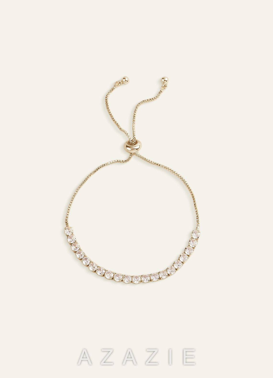 Rhinestone Adjustable Strand Bracelet