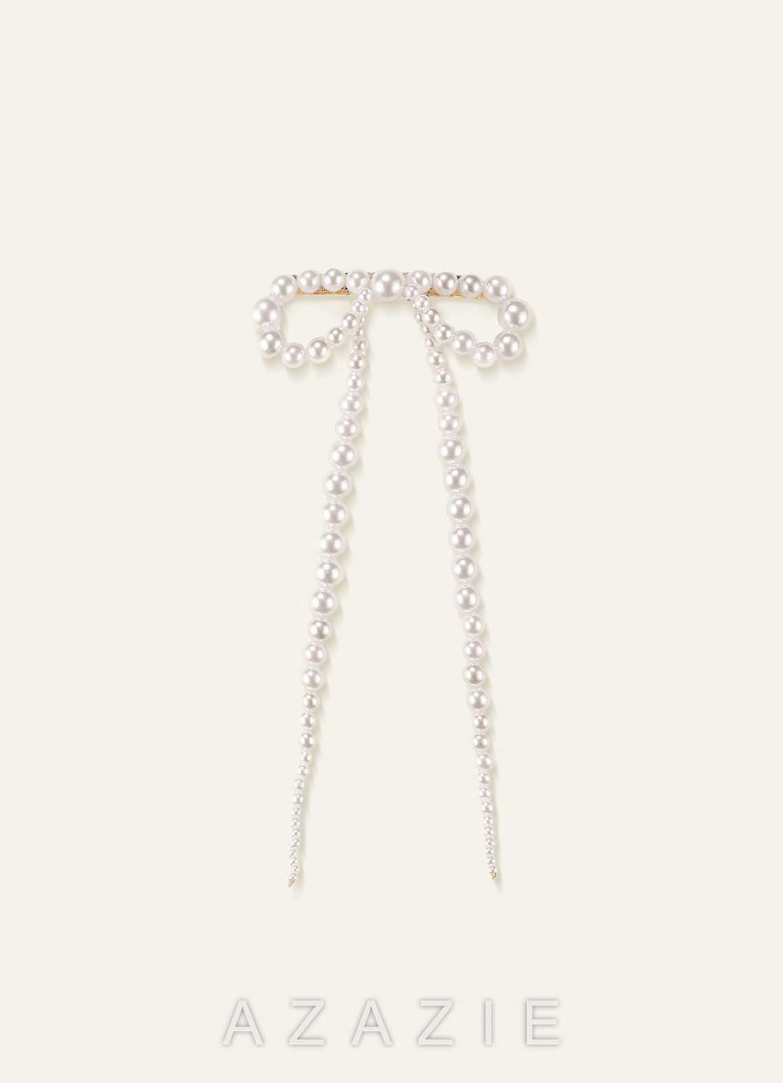 Pearl Bow Barrette