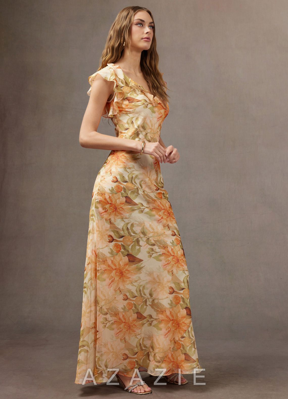Ingrid {color} Maxi Dress  sp_peach_bloom_#pb134369