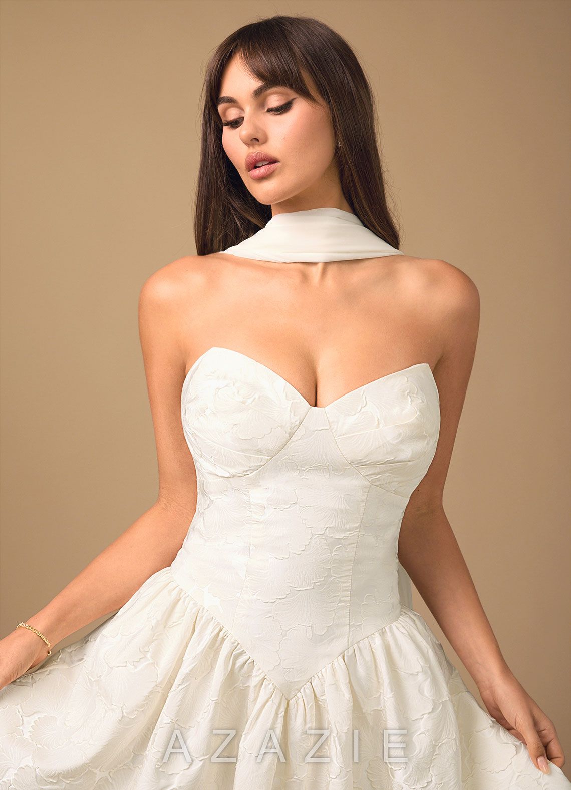 Astra {color} Mini Dress  sp_french_white_#fw134965