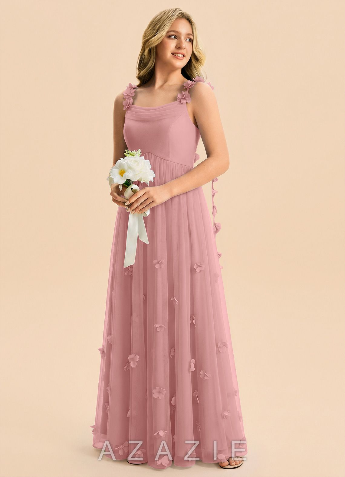 Azazie Stevie Junior Formal Dress  light_pink_#lp134193