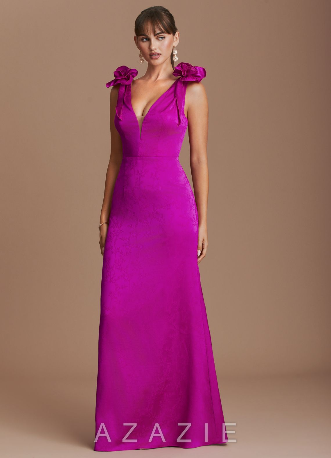 Terra {color} Maxi Dress  sp_deep_fuchsia_#df134482