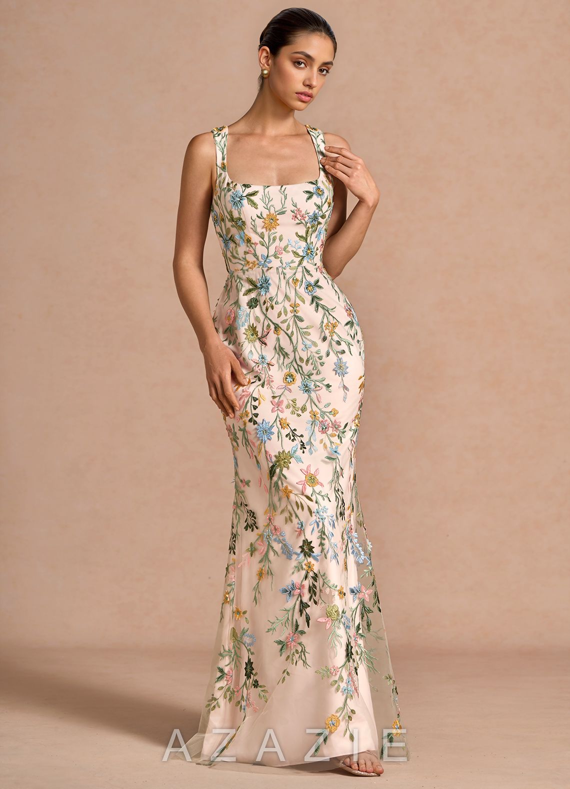 Agustina {color} Maxi Dress  sp_blush_pink_multi_#bm134766