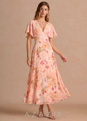 Marilla {color} Maxi Dress  sp_abstract_bouquet_floral_#111401
