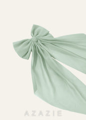 Matching Color Chiffon Bow Hair Clip