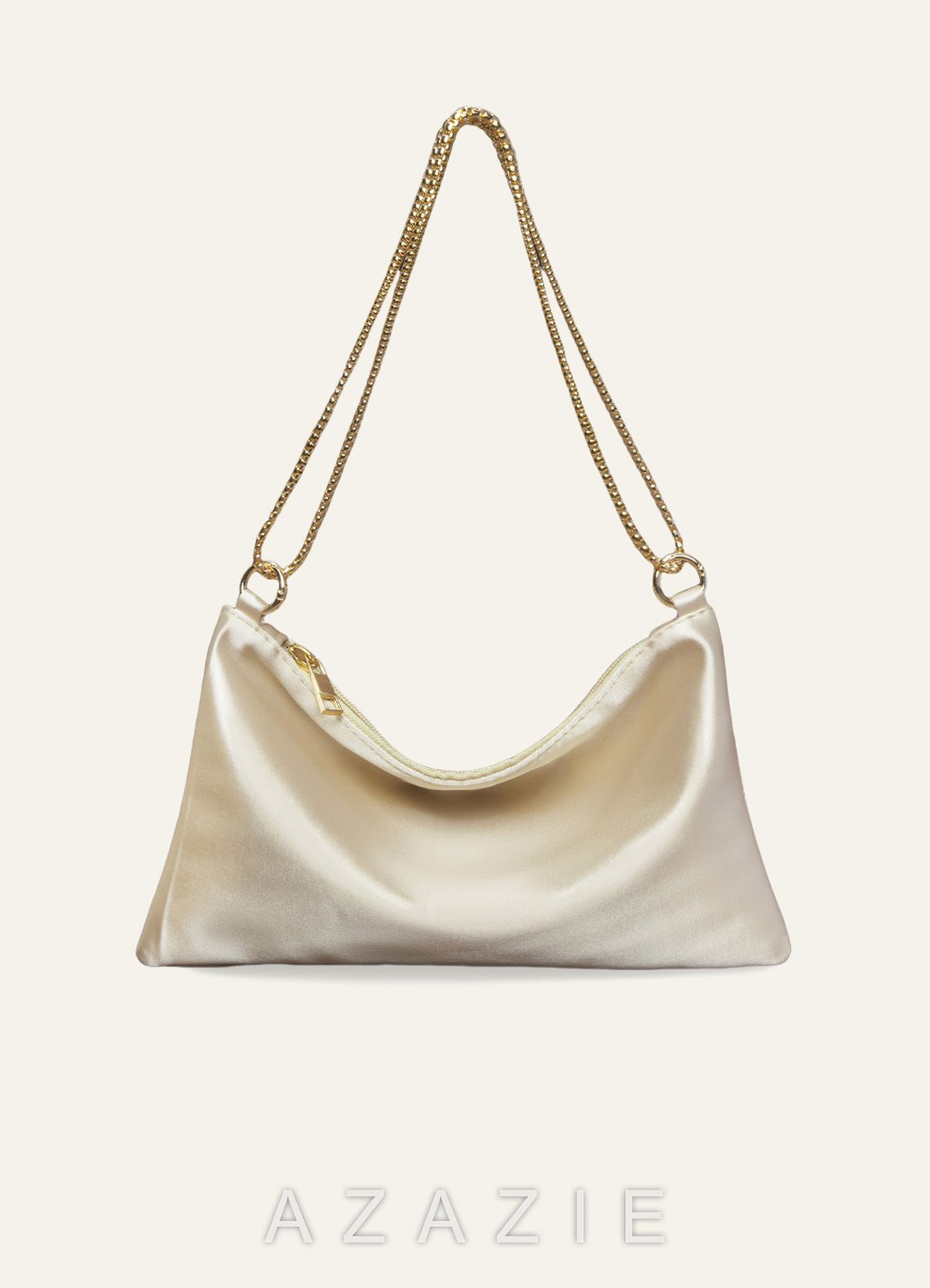 Metallic Chain Underarm Bag