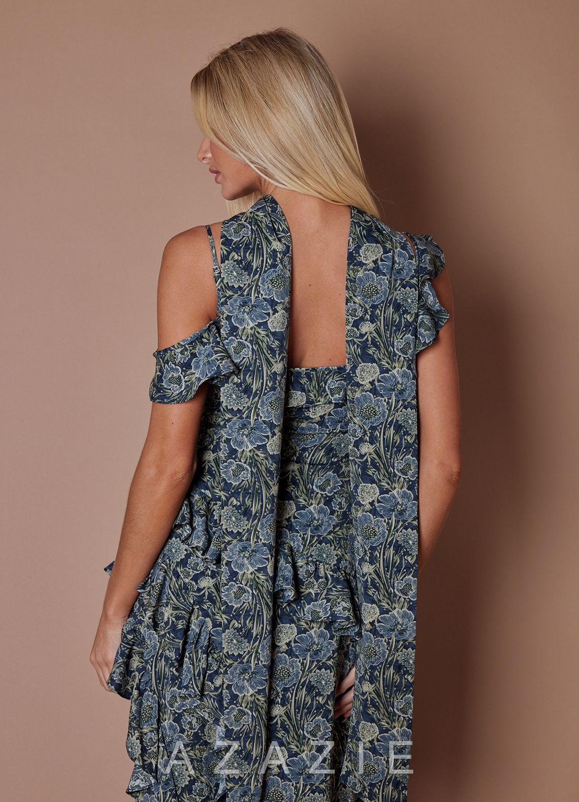 Avril {color} Maxi Dress  sp_indigo_bloom_#ib134233