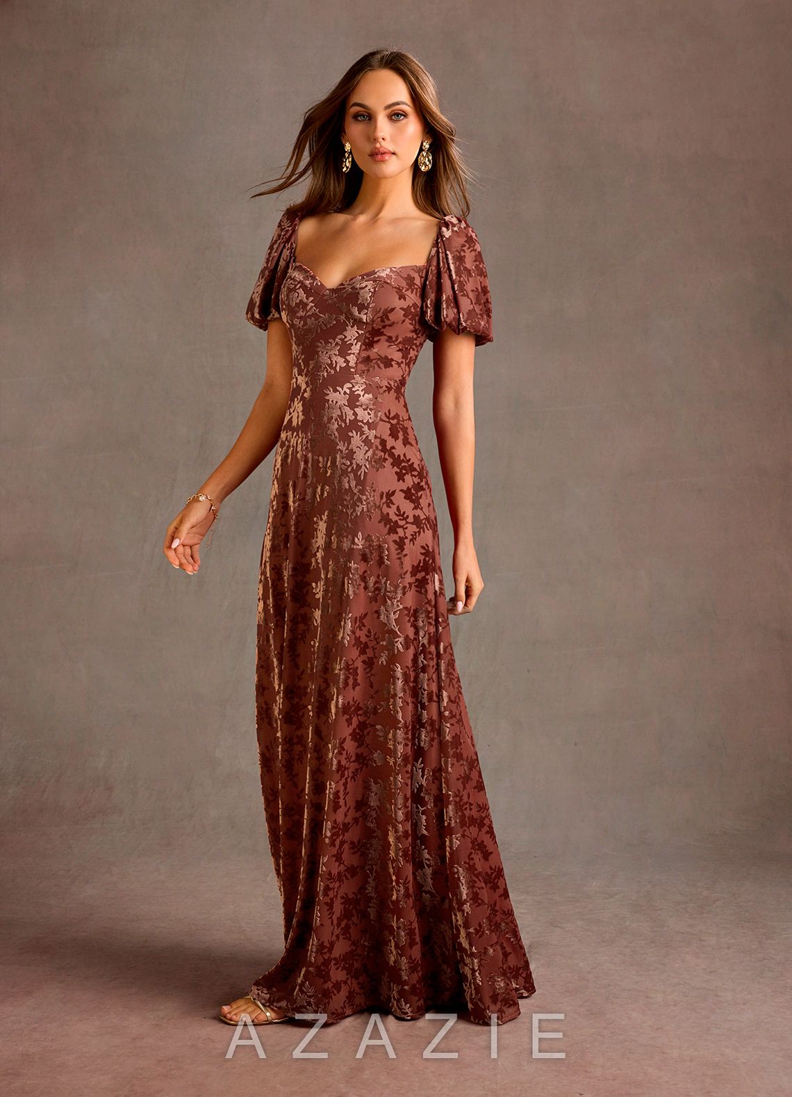 Alba {color} Maxi Dress  sp_rosewood_#rd134328