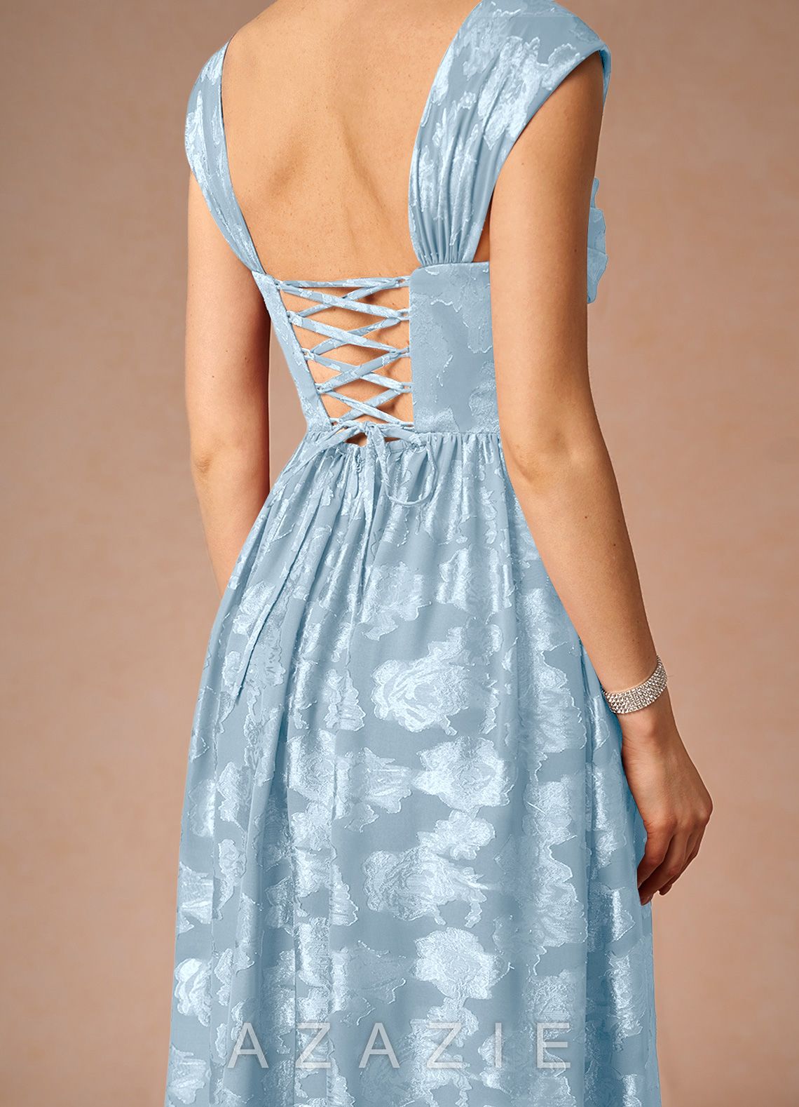 Hazel {color} Pleated Maxi Dress  sp_powder_blue_#pb134304