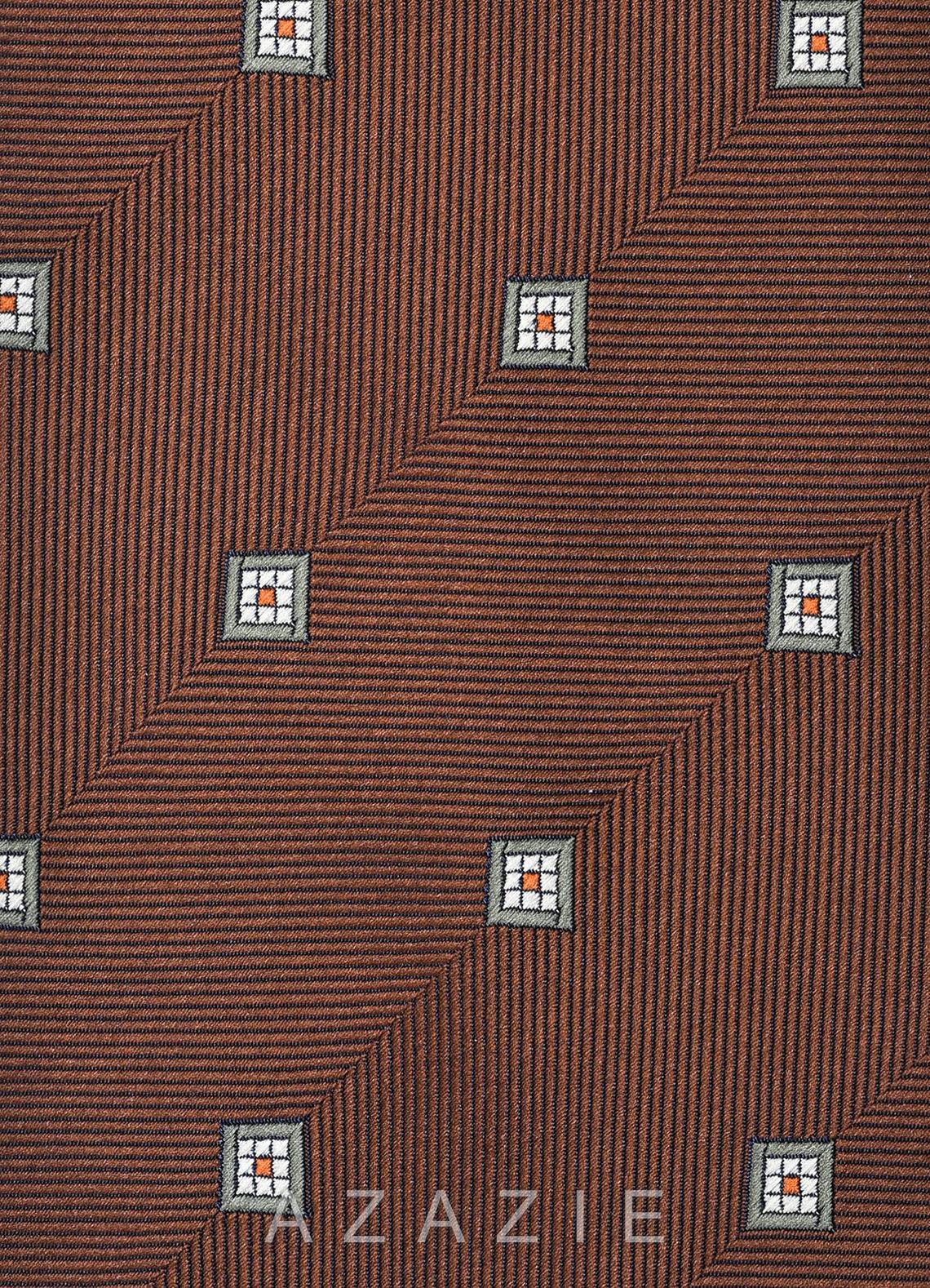 Neat Pattern Woven Tie