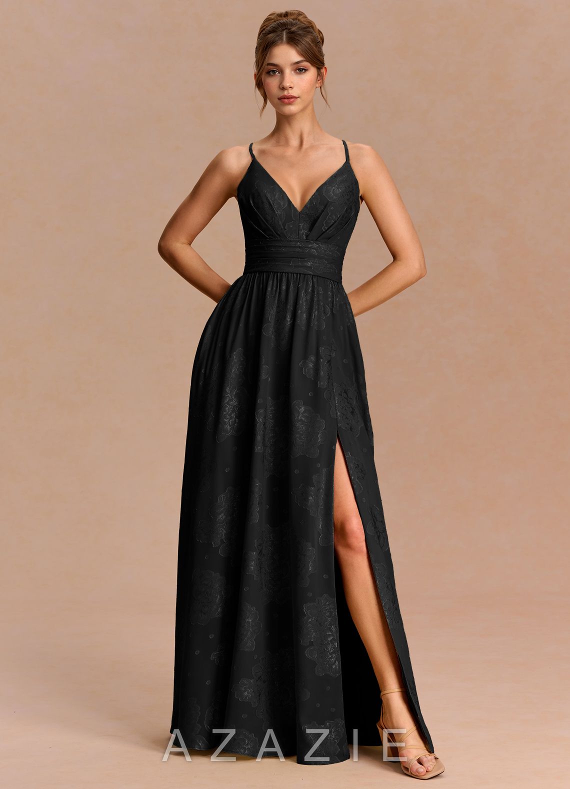 Anaëlle {color} Maxi Dress  black