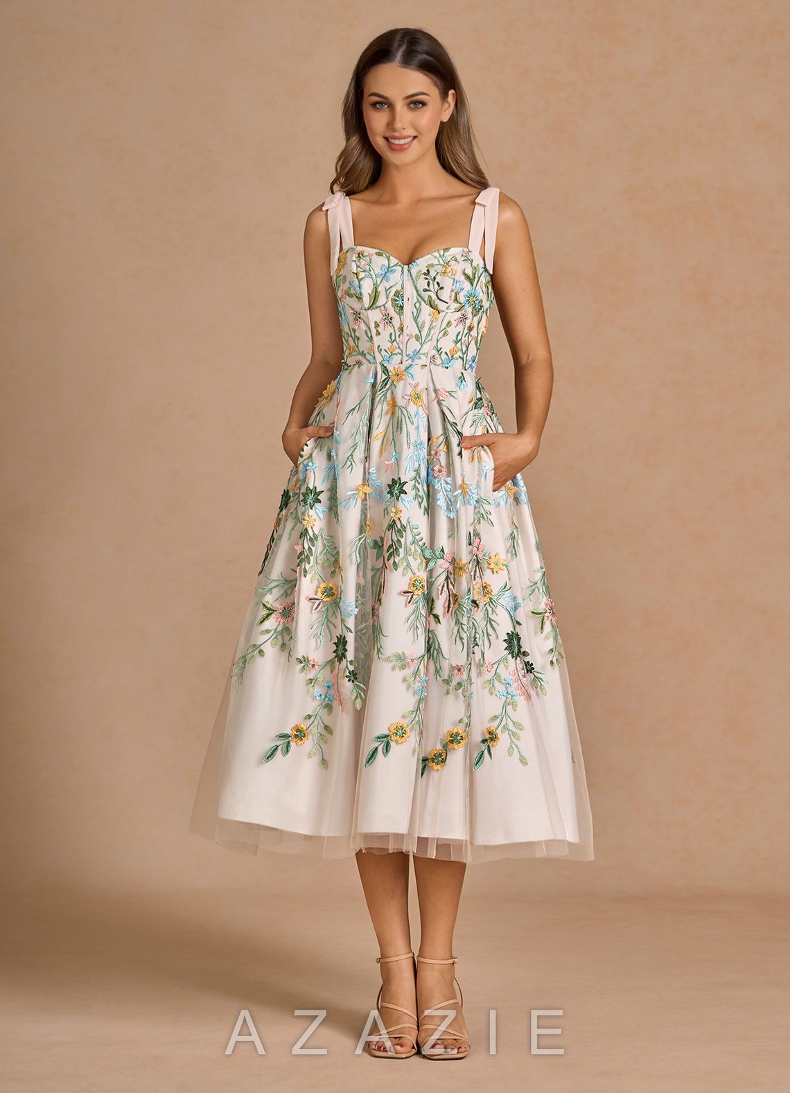 Aurelie {color} Midi Dress  sp_blush_pink_multi_#bm134766