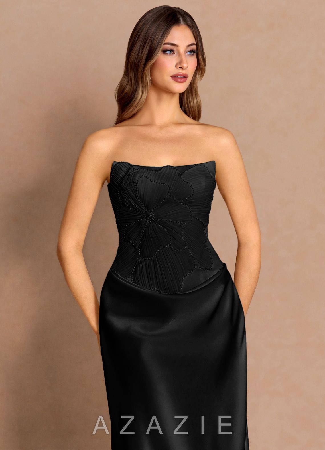 Xarisse {color} Maxi Dress  black