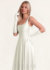 Classic Satin Gloves  ivory