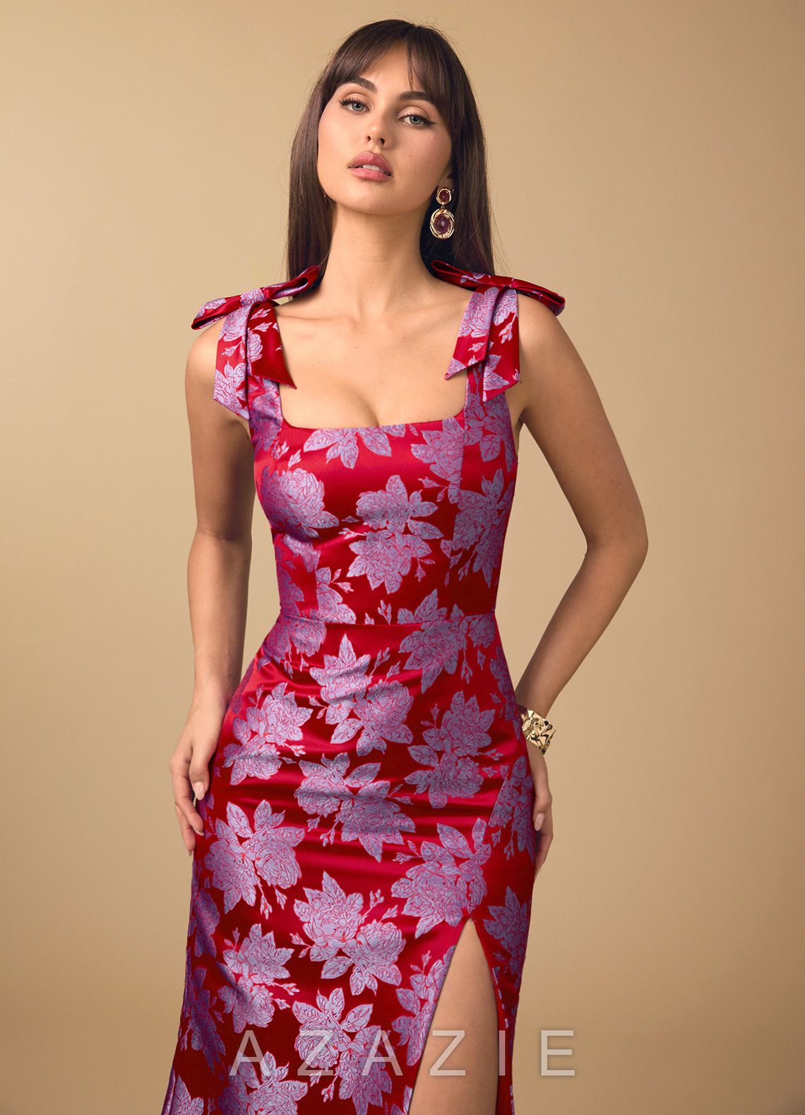 Jenny {color} Maxi Dress  sp_crimson_lilac_#cl134453