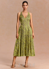 Sonia {color} Midi Dress  sp_moss_brown_#mb134752