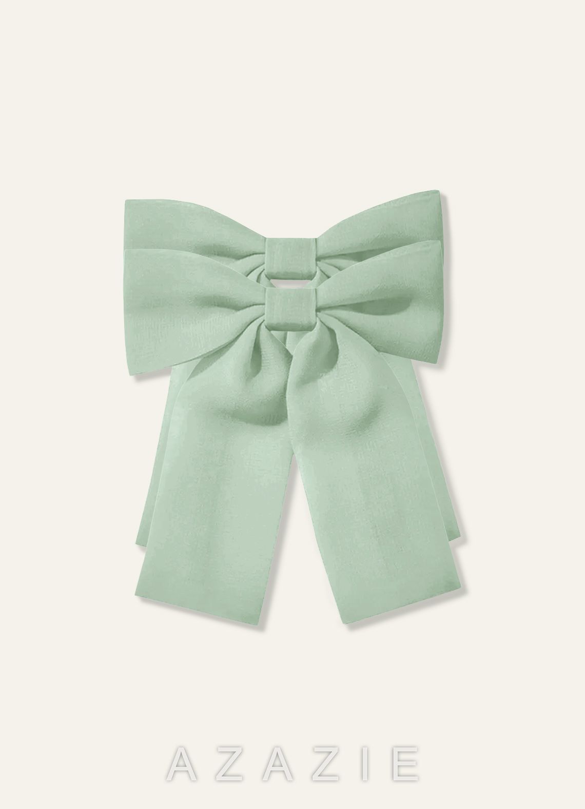 Girls Chiffon Bow Hair Clip (Pack of 2)