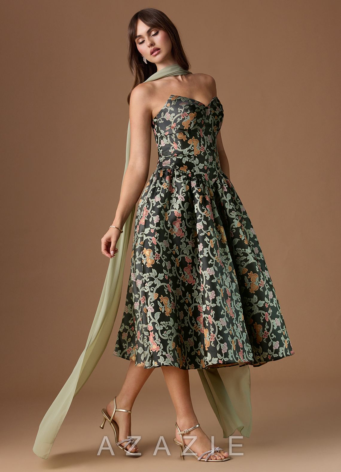 Desy {color} Midi Dress  sp_midnight_garden_#mg134314