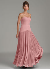 Azazie Yuliana Dusty Rose A-Line Strapless Chiffon Dress dusty_rose