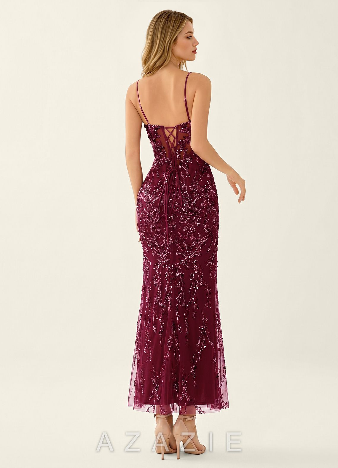 Cathalynne Burgundy Wedding Guest