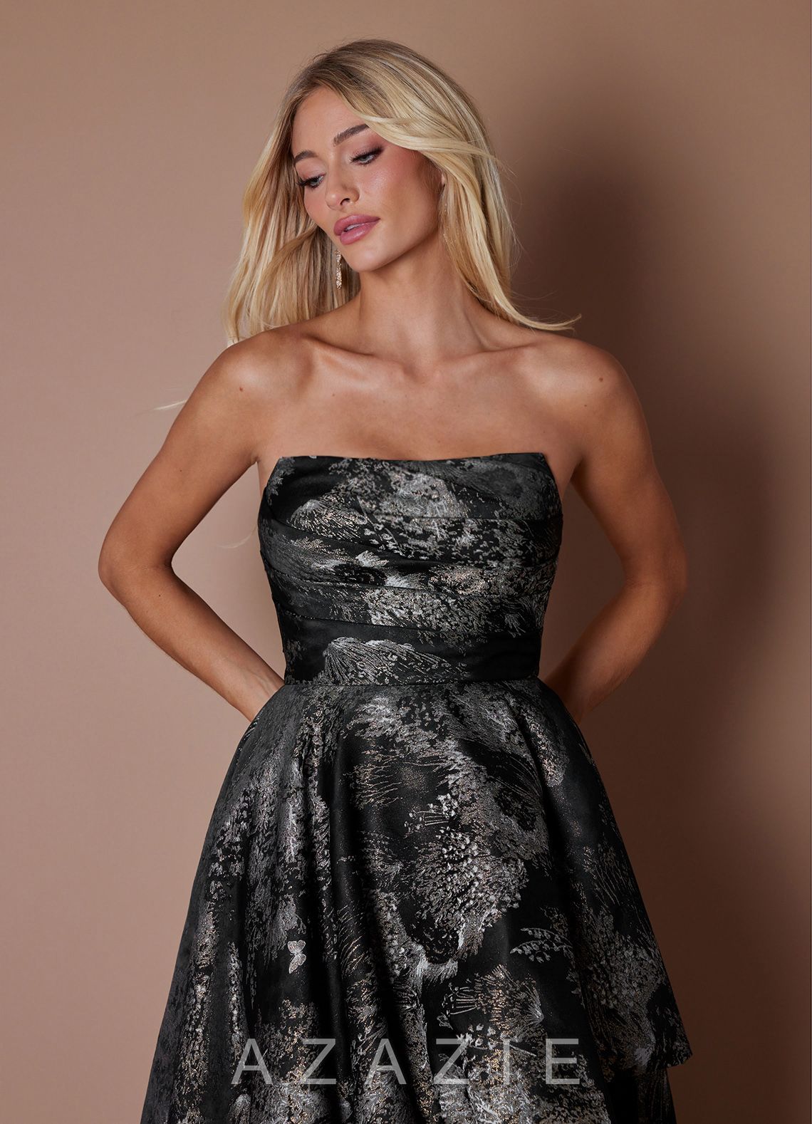 Kylie {color} Maxi Dress  sp_gilded_black_#gb134219
