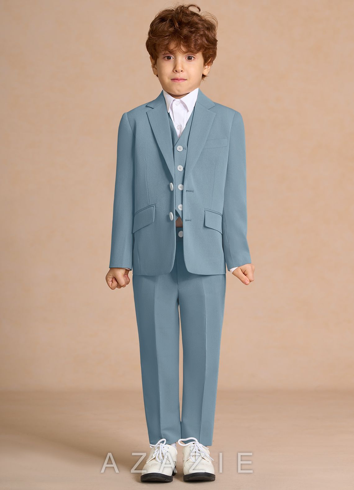 Oliver Light Blue Boys 3-Piece Suit