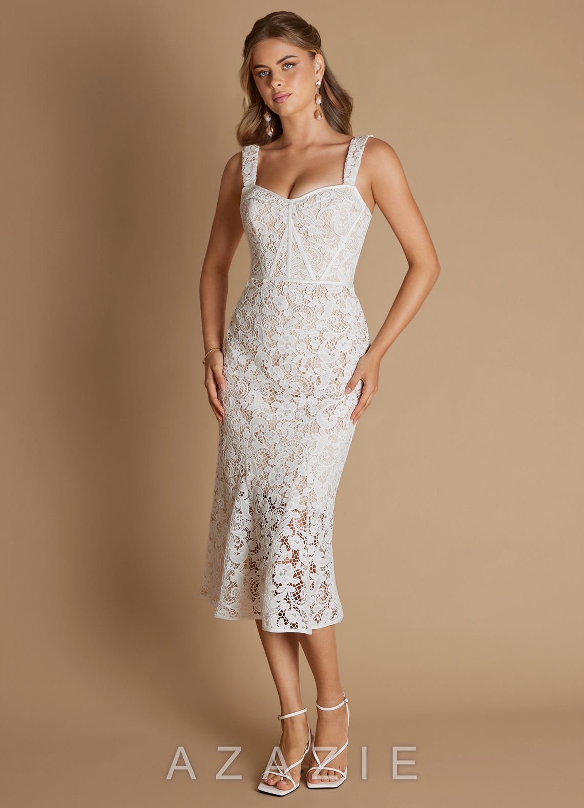 Candace {color} Midi Dress  sp_white_#wt134376fv