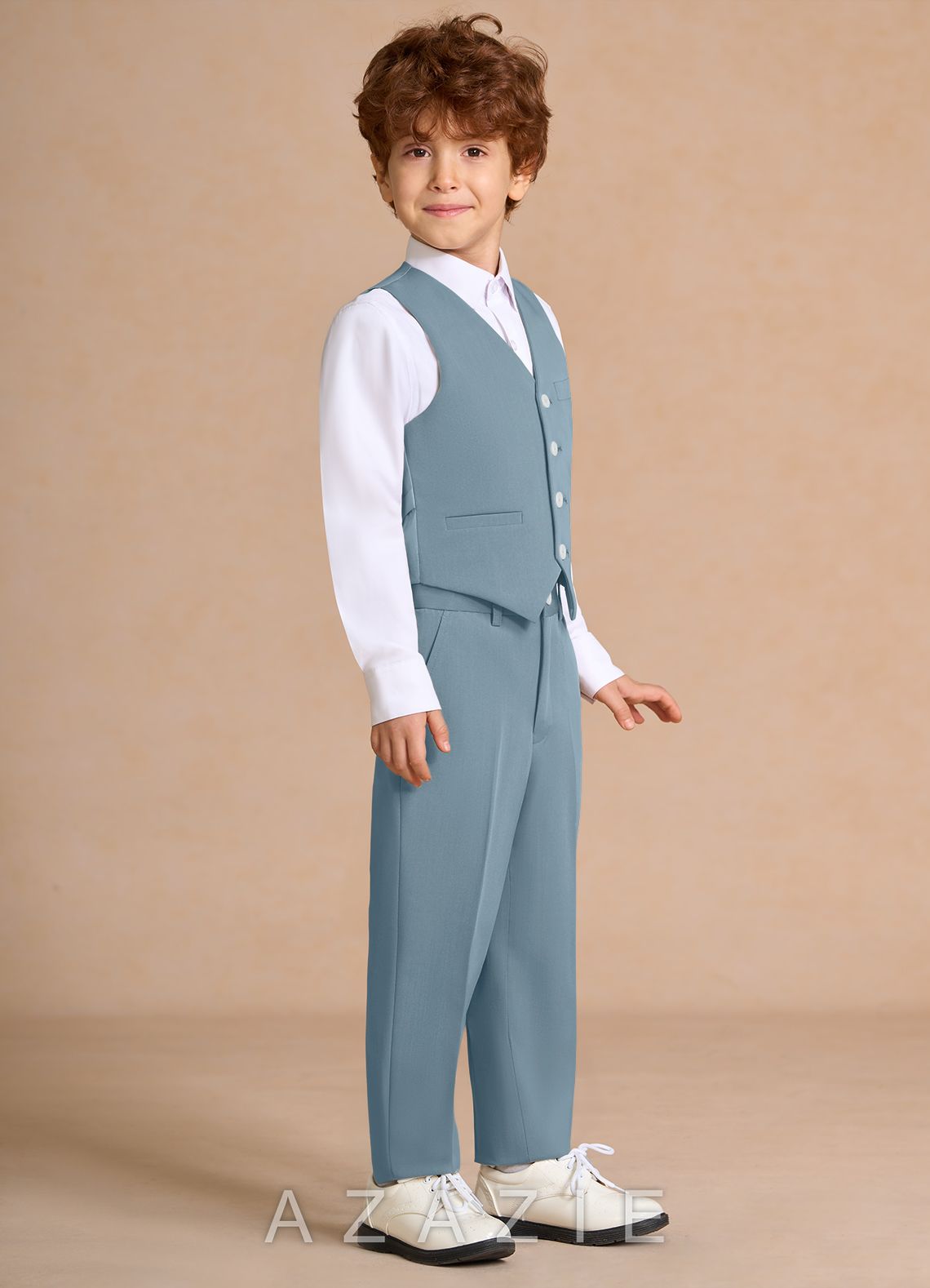 Oliver Light Blue Boys 3-Piece Suit