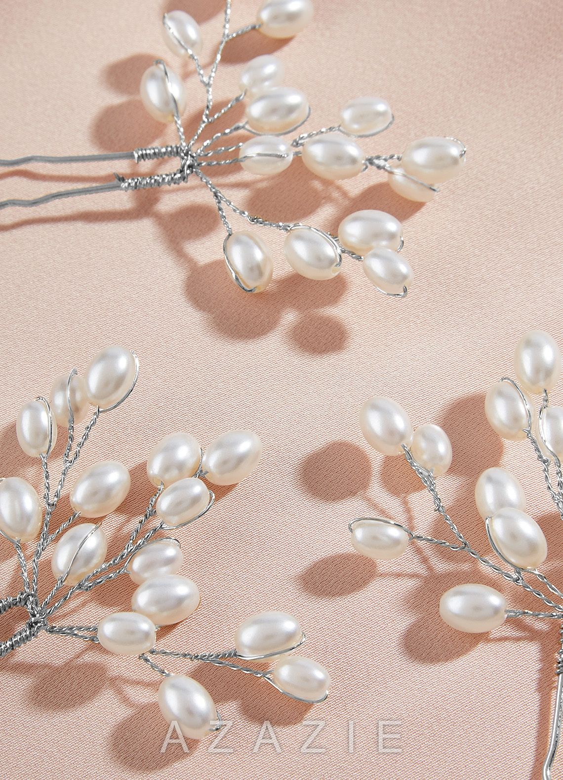 Pearl Beaded Hairpin Set