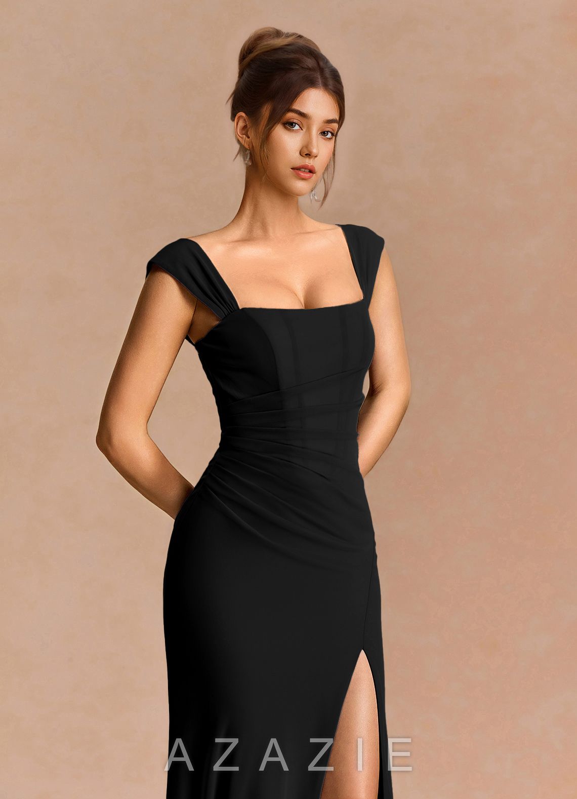 Faerelle {color} Maxi Dress  black