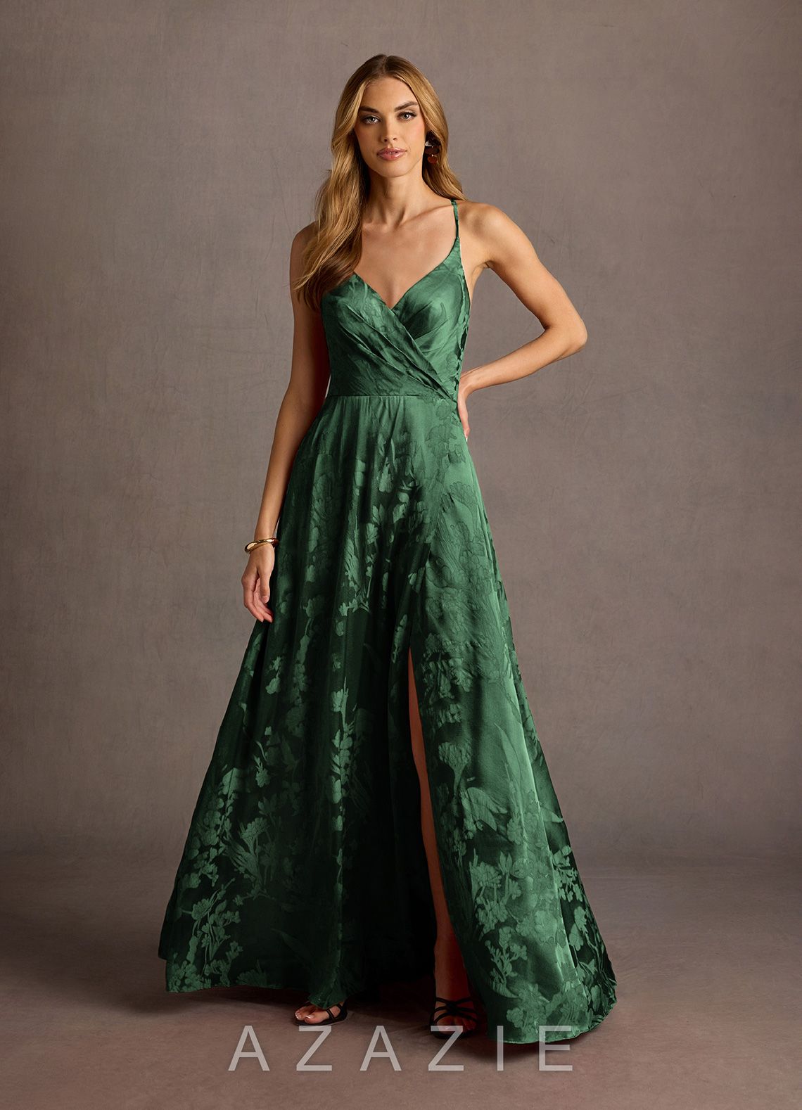 Gabrielle {color} Open Back Maxi Dress  sp_hunter_green_#hg134339