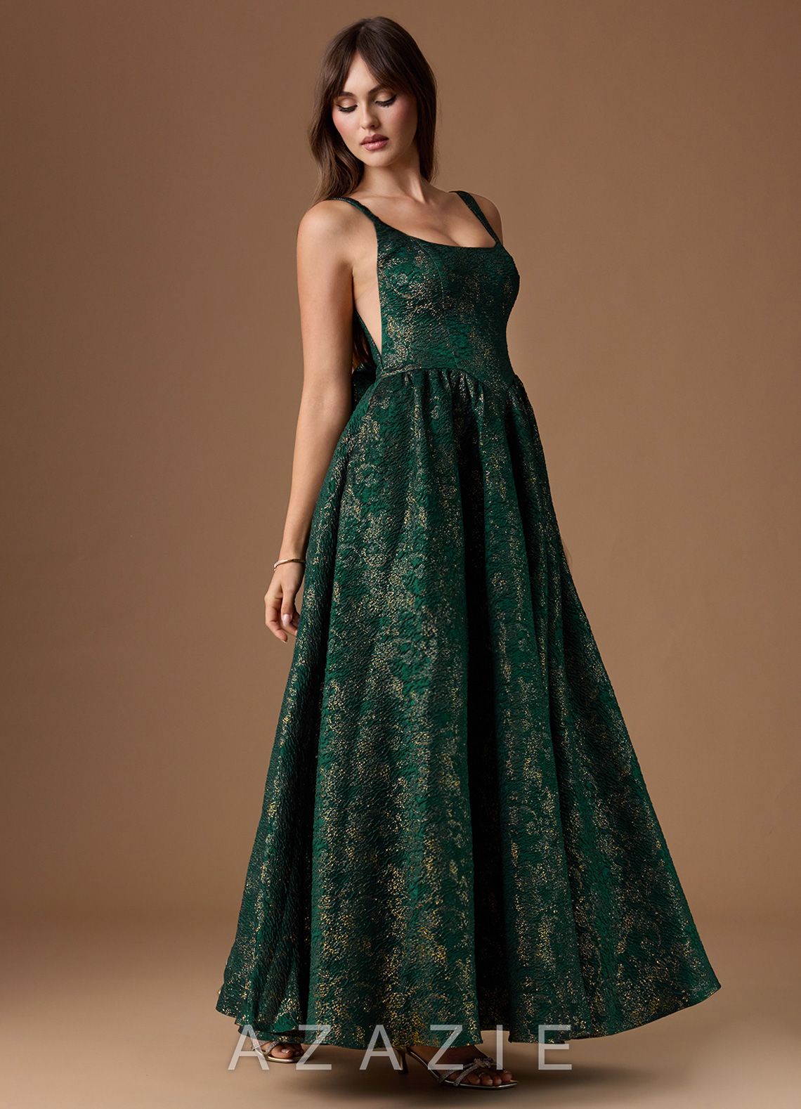 Bea {color} Gown  sp_gilded_emerald_#ge134309
