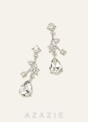 Crystal Rhinestone Necklace and Earrings Set