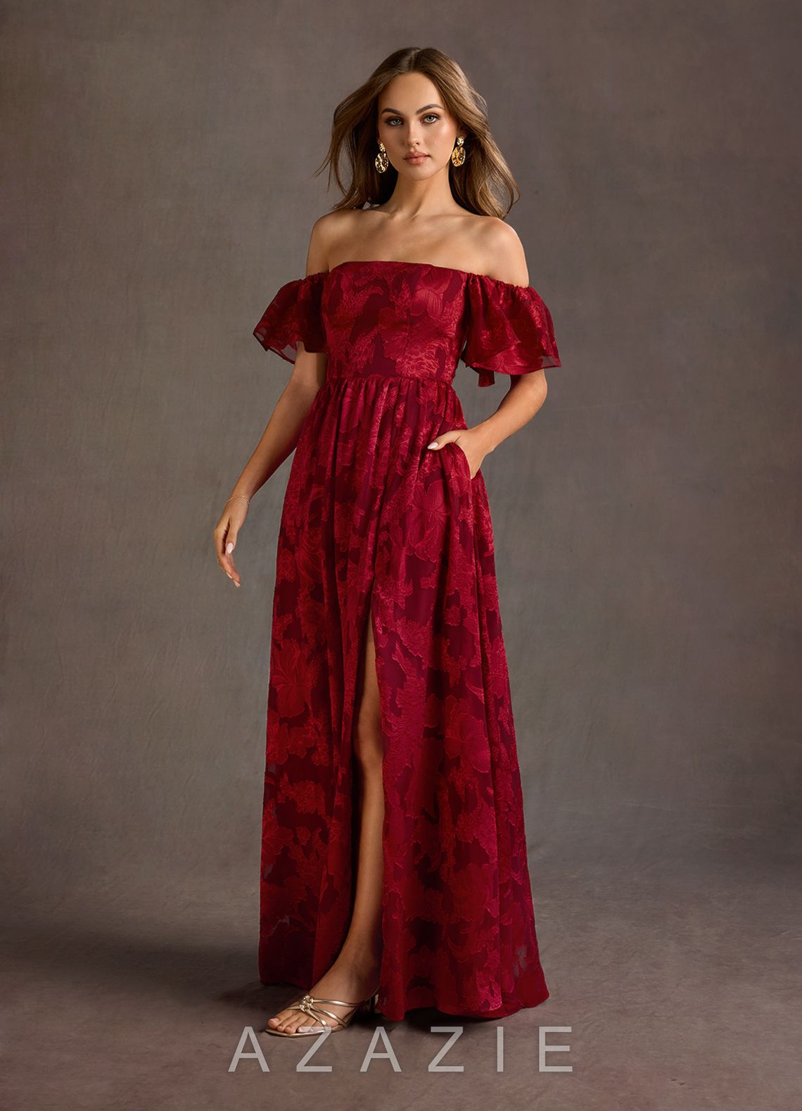 Victoria {color} Maxi Dress  sp_ruby_red_#rr134323