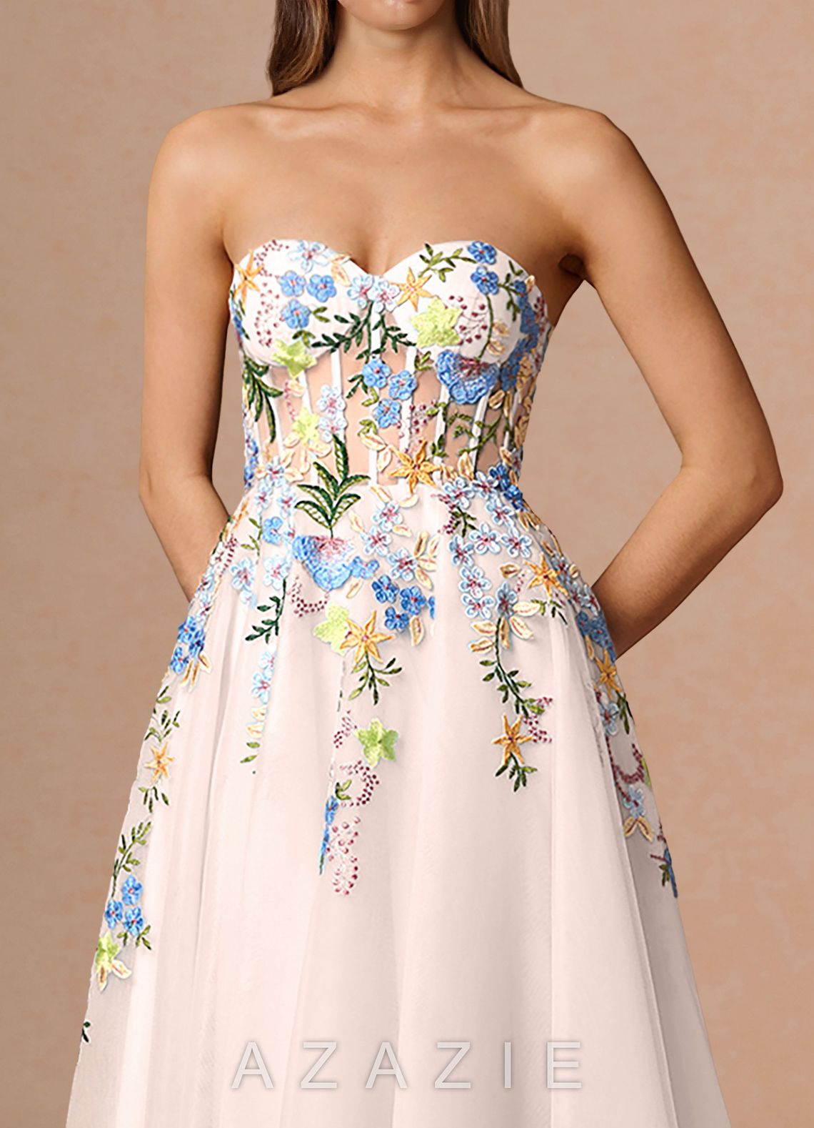 Iverine {color} Maxi Dress  sp_blush_pink_multi_#bm134767
