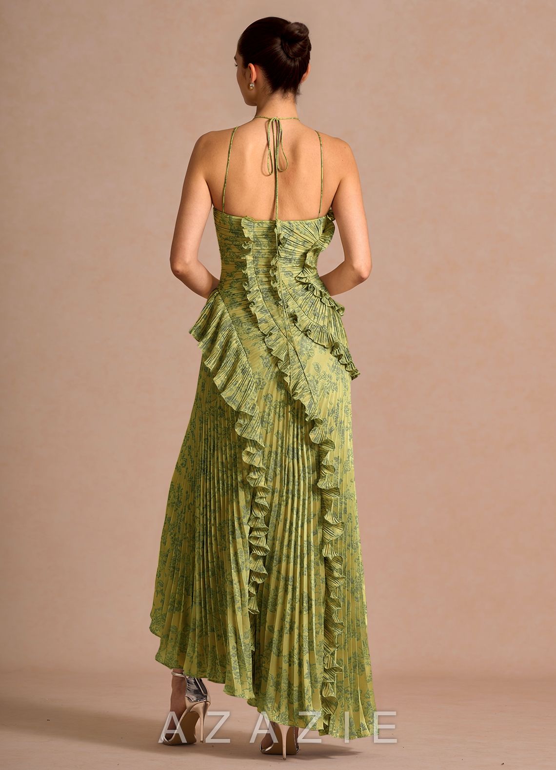 Hatsu {color} Maxi Dress  sp_moss_navy_#mn134320