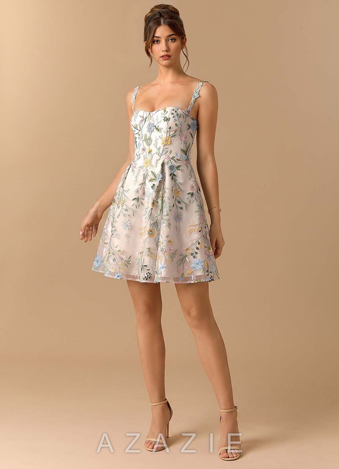Skyler {color} Mini Dress  sp_blush_pink_multi_#bm134766