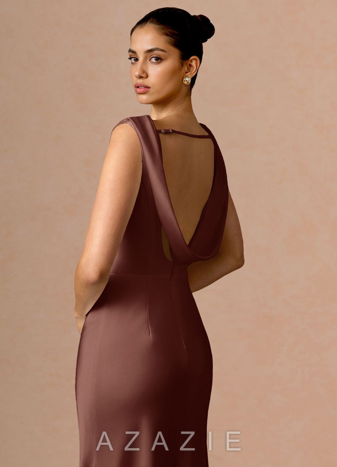 Evarine {color} Midi Dress  mocha_coco_#134126
