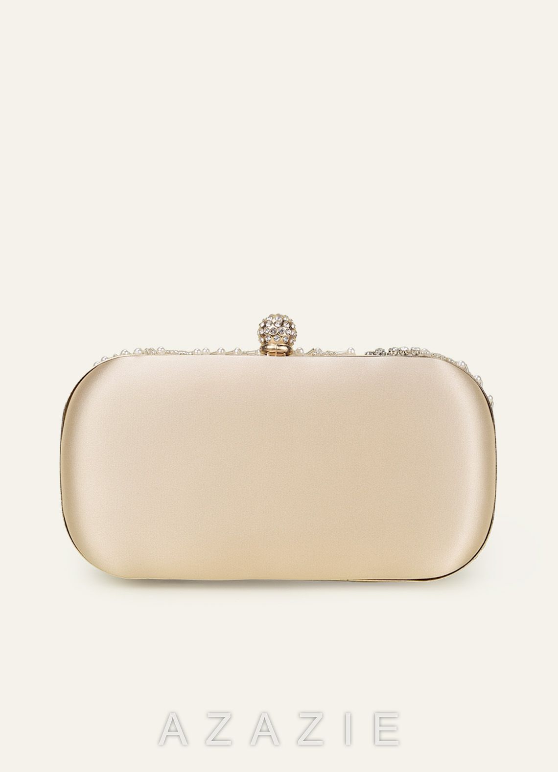 Pearl & Crystal Beaded Clutch Bag
