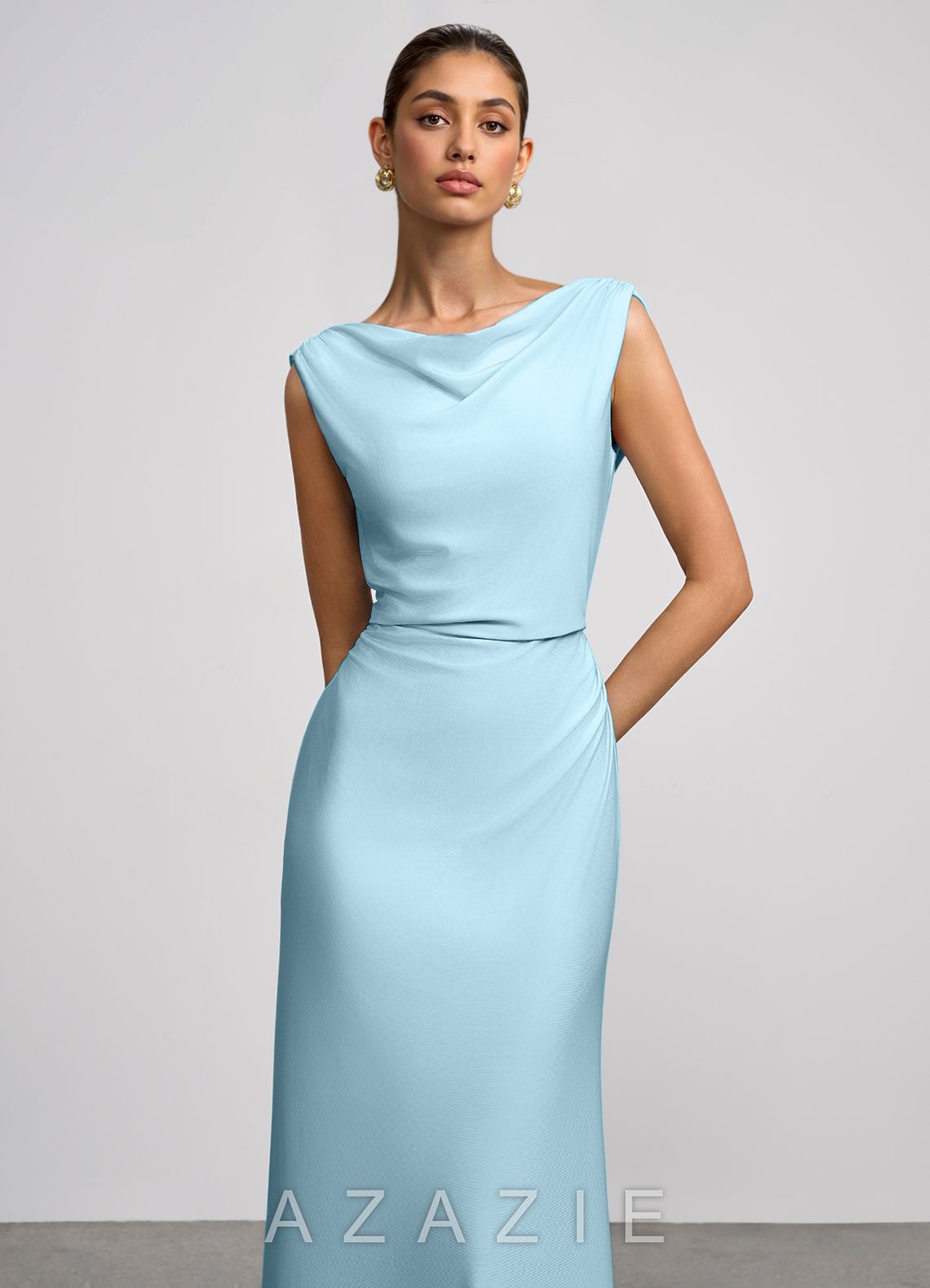 Althea {color} Maxi Dress  sp_sky_blue_#8baec0