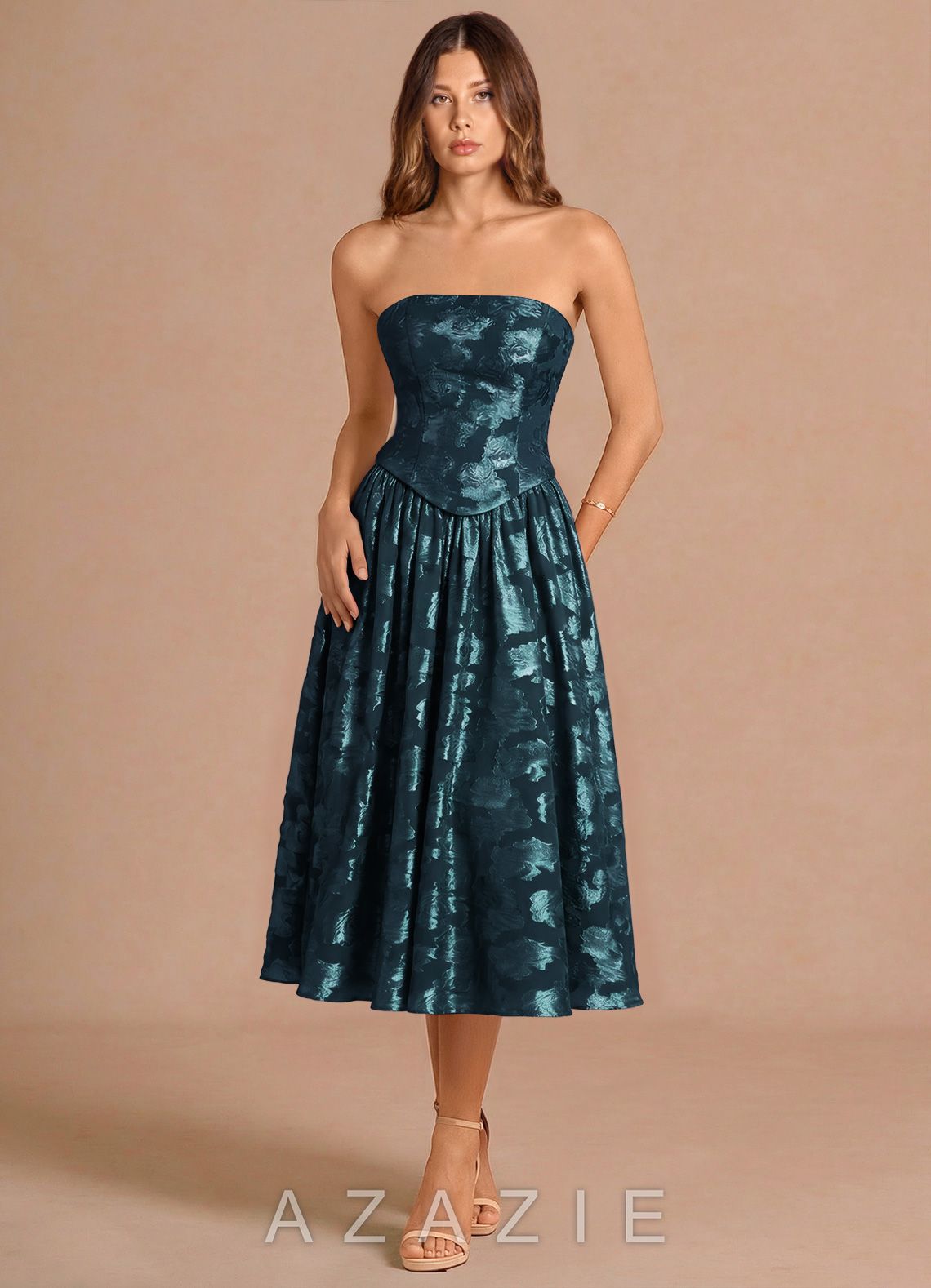 Petal {color} Midi Dress  sp_navy_#n135036