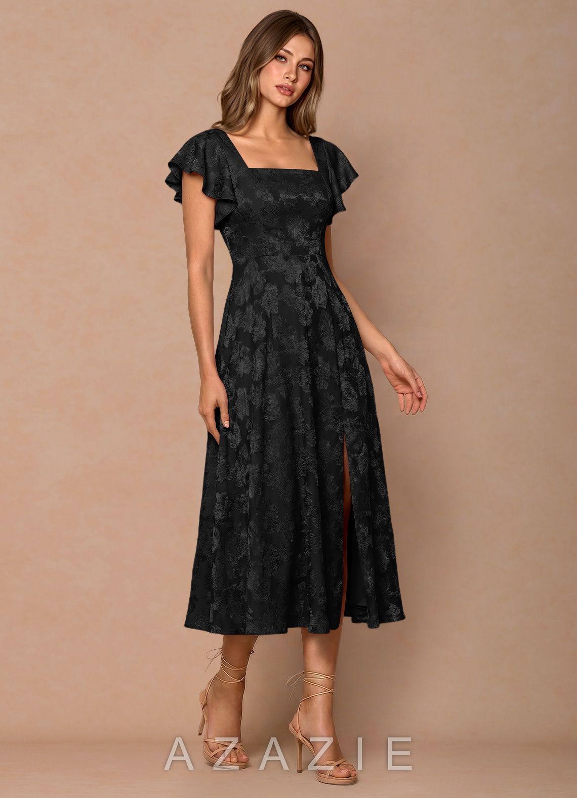 Talia {color} Midi Dress  sp_black_#bk134741